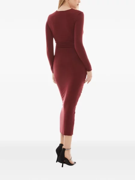 Rochie midi Tessitura roșu