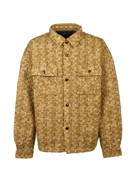Cămașă Breath din tweed galben