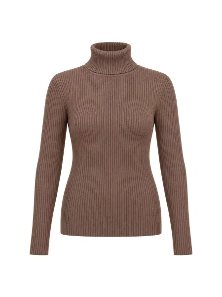 RYVAN Pulover Pullover moka smeđa