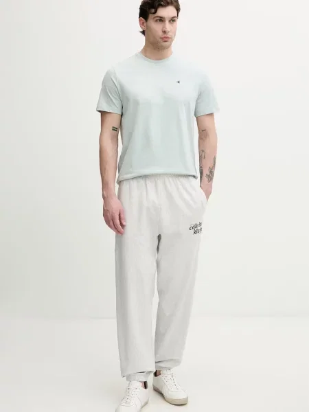 Calvin Klein Jeans trenirka z bombažem siva