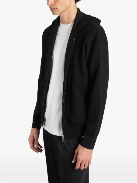 Hanorac cu glugă Low Brand negru