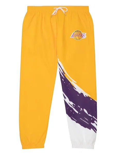 Pantaloni Mitchell & Ness galben