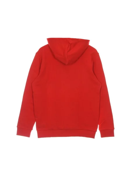 Sweter Adidas z kapturem czerwony