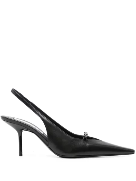 Pantofi cu toc Victoria Beckham slingback negru