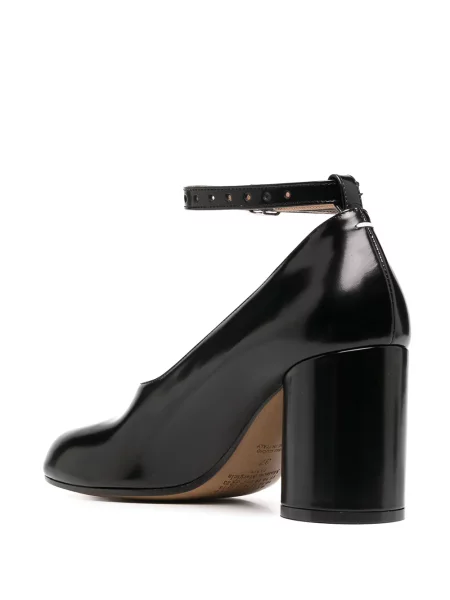 Czółenka Maison Margiela skórzana czarna