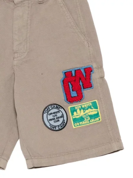 Szorty dziecięce Off-white białe