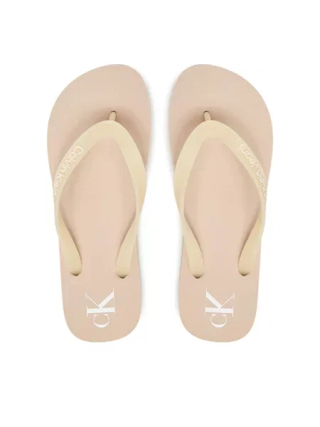 Japanke Calvin Klein Jeans Beach Sandal Transparent Tpu ružičasta