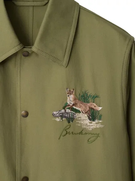 Geacă Burberry verde