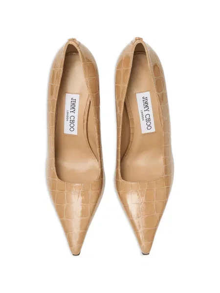 Pantofi cu toc Jimmy Choo maro