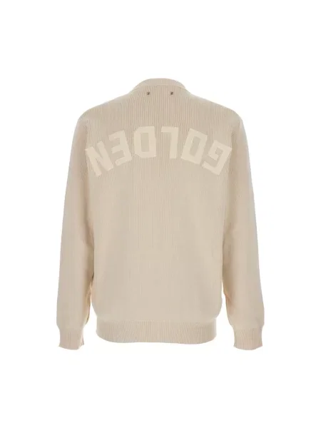 Sweter Golden Goose ze spandexu beżowy