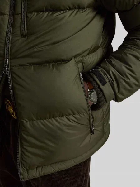 Polo Ralph Lauren kurtka puchowa brązowy zimowa oliwkowa