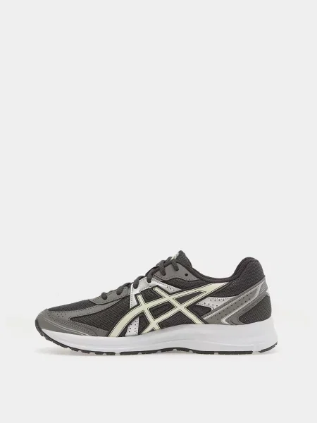 Синтетический кроссовки Asics серые