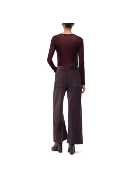 Dzianinowy sweter Pinko czerwony