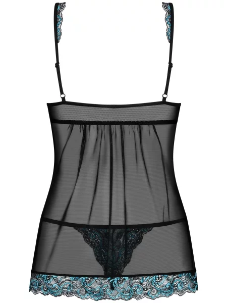 Комплект: бэби-долл и трусики Комплект_Obsessive_Amanta_babydoll чорний