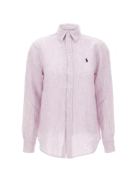 Cămașă Polo Ralph Lauren cu dungi violet