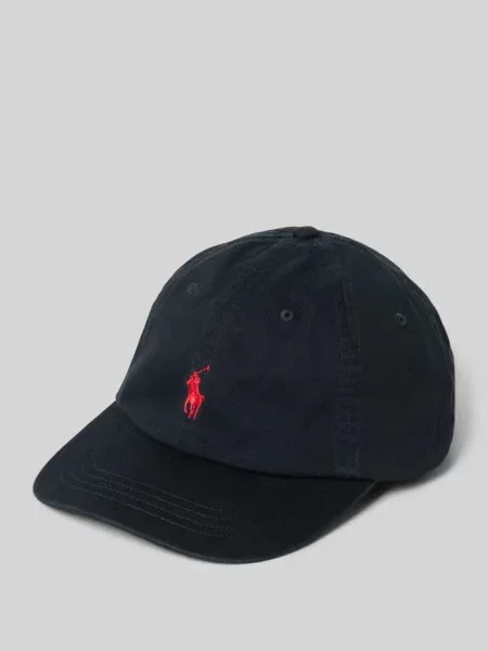 Czapka z daszkiem Polo Ralph Lauren klasyczna czarna