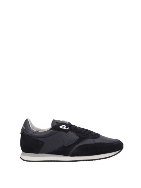 Sneakersy Philippe Model z paskiem niebieskie