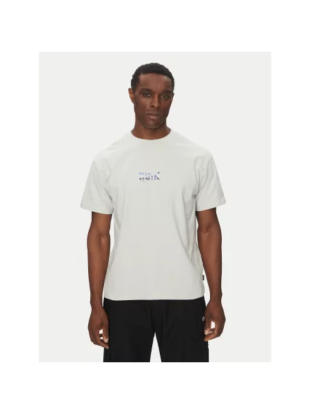 Quiksilver Majica Relaxed Fit siva