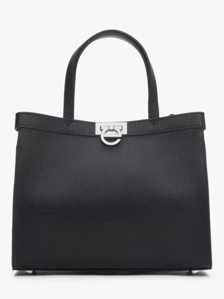 Estro Сумка Шкіра чорний