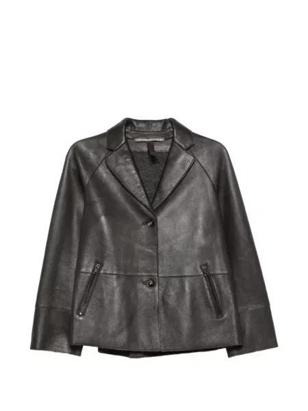 Geanta de piele The Jackie Leathers maro