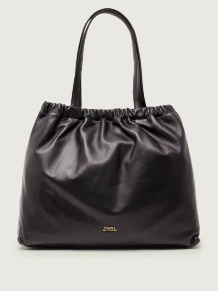 TOMMY HILFIGER Geantă de umăr negru