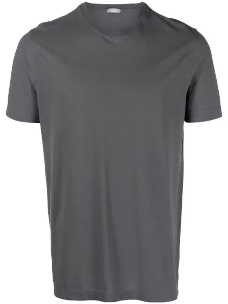 Tricou Zanone scurt gri