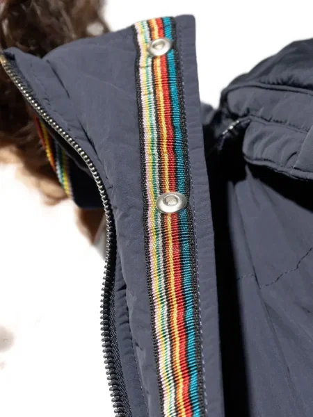 Geacă parka Paul Smith cu glugă albastru