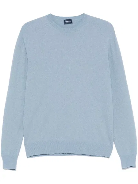 Bouclé pulover Drumohr albastru