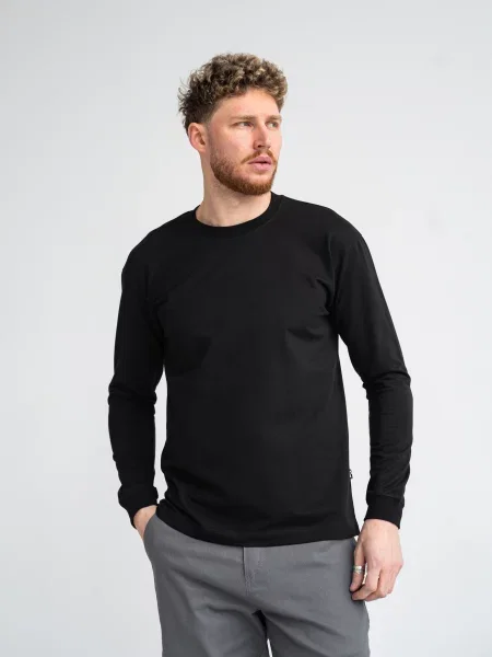 TeamV Basic Лонгслів чорний