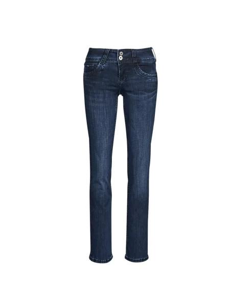 Ravne kavbojke Pepe Jeans modra