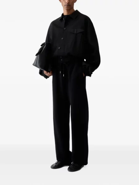 Fleece φλις φούτερ Jacquemus μαύρο