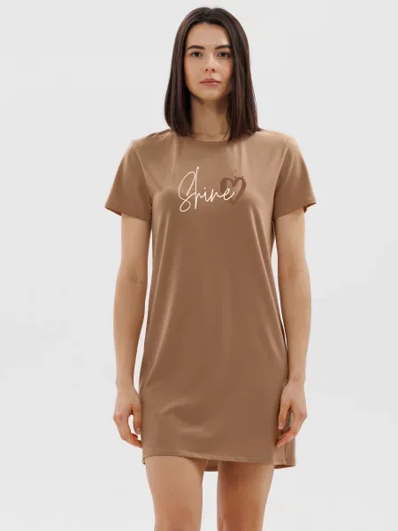 Ночная рубашка Roksana коричневая