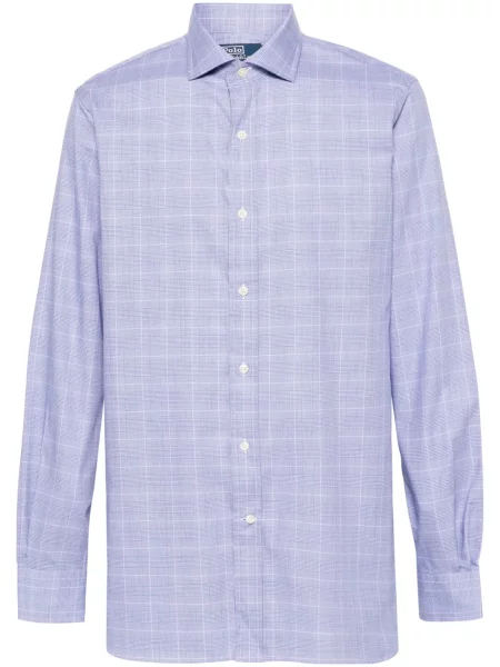 Vlněné zkrácené chinos Polo Ralph Lauren na ramínka modré