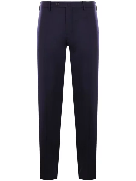 Pantaloni Incotex de lână albastru