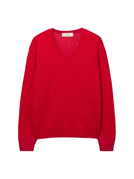 Sweter Dunst wełniany czerwony