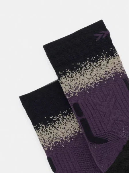 Ponožky X-Socks Terraskin Perform Crew deep purple/x black/sand fialová