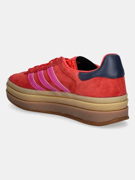 Semišové tenisky Adidas Originals červené