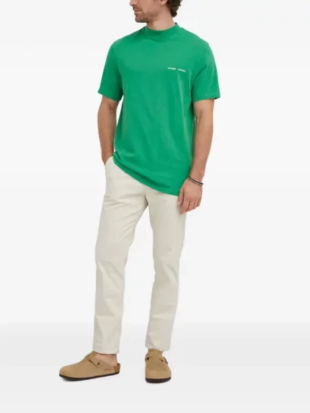 Tricou Samsøe Samsøe cu autograf verde