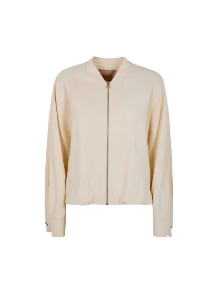 Kurtka bomber Twinset beżowy