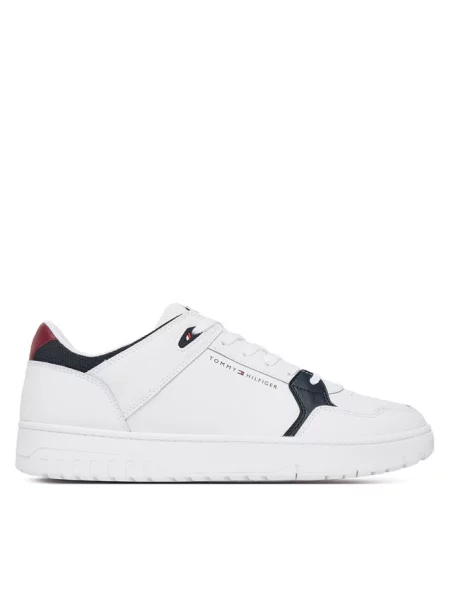 Buty Tommy Hilfiger Basket Core Lite Lth Mix white białe