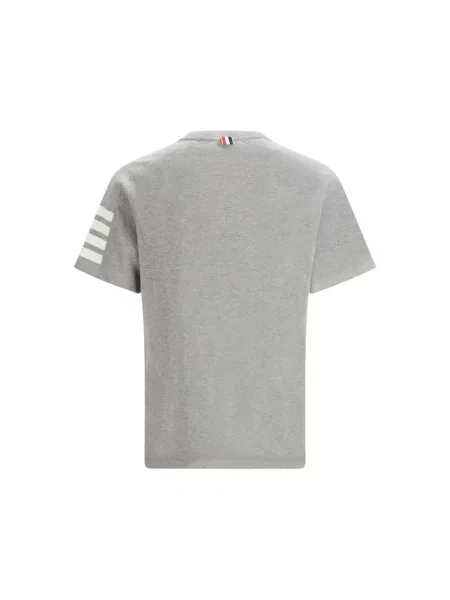 Koszulka Thom Browne z krótkim rękawem szara