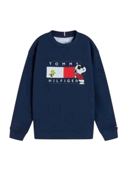 Mikina Tommy Hilfiger modrá