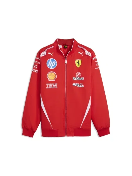 PUMA kurtka bomberka Scuderia Ferrari HP Replica Drivers Authentic Akcesoria S czerwony