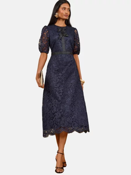 Love & roses Rochie bleumarin