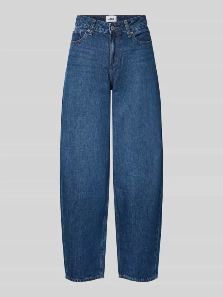 Jeansy o kroju barrel fit w 5 kieszeni model FUJI' Jjxx niebieskie