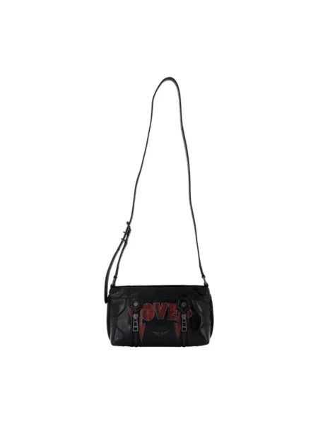 ZADIG&VOLTAIRE torebka skórzana czarny