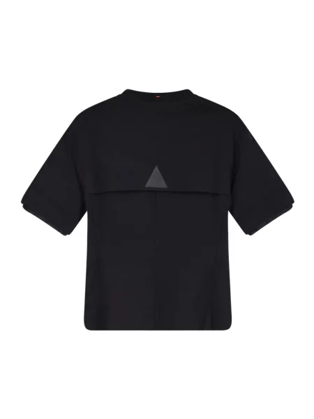 Koszulka Moncler z logo czarna