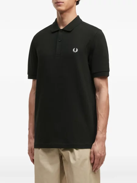 Tricou polo Fred Perry cu broderie verde