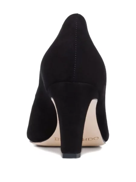 Pantofi cu toc Bernardo din piele de căprioară negru