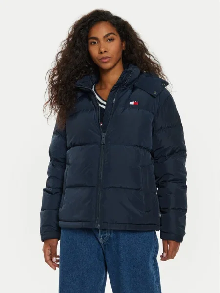 Tommy Jeans Geacă din puf Alaska Bleumarin